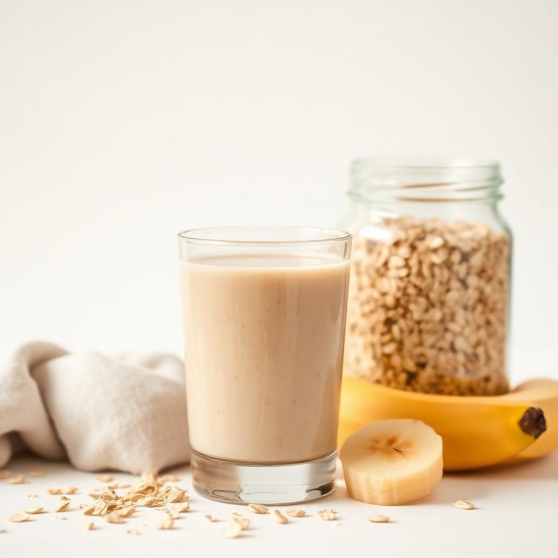 Batido de avena y banana